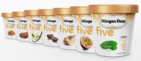 Haagen Dazs Five Ice Cream