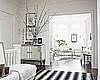 Ask Casa: Elle Decor Black and White Striped Rug