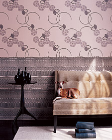 Cool Idea: Wallpaper Wainscoting