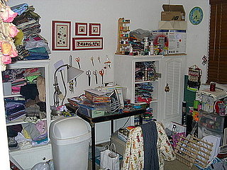 Before and After:  Taming a Messy Craft Room