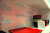Cool Idea: Stenciled Shelving