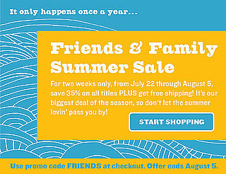 Sale Alert: Chronicle Books Friends and Family Summer Sale