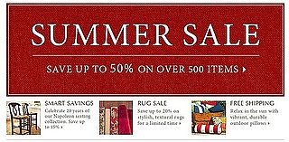 Sale Alert: Pottery Barn Summer Sale
