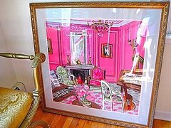 Cool Idea: A Framed Scarf Makes Instant Art