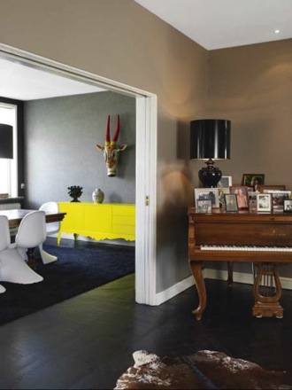 Coveted Crib: Black and White and Cool All Over