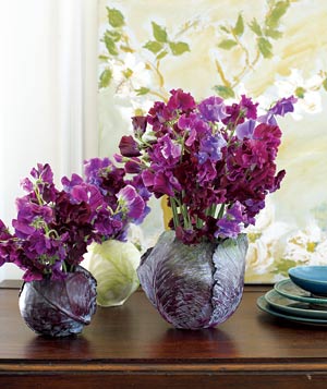 Cool Idea: Using Cabbage as a Centerpiece