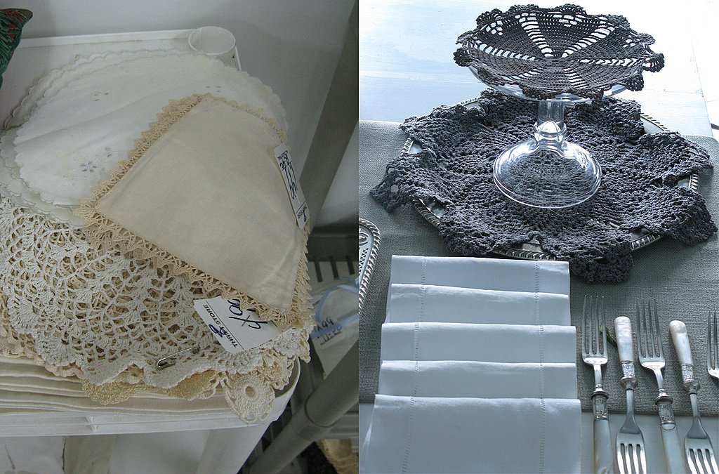 Cool Idea: Dyed Doilies Cool Idea: Dyed Doilies