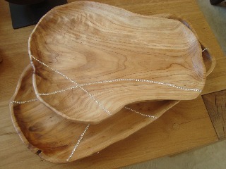 Love It or Hate It? Wood Trays With Swarovski Crystals