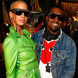 Continuing his fashion week world tour, Kanye West and Amber Rose attend the Roberto Cavalli boutique opening
