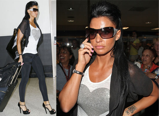 Katie Price aka Jordan at LAX Katie Price aka Jordan at LAX