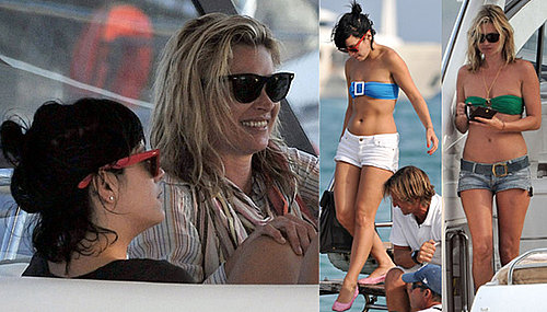 Photos of Bikini - Clad Kate Moss and Lily Allen On Holiday On A Yacht In Saint Tropez