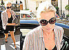 Photos Of Kate Moss Out In Central London In The Sun Wearing A Stripy Shirt