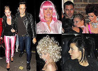 Gallery of Pictures of Kate Moss, Jamie Hince, Meg Matthews, Jenny Frost, Lily Allen, David Walliams In Grease Costumes