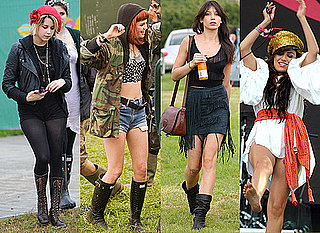Photos of Daisy Lowe, Peaches Geldof, Pixie Geldof at Glastonbury 2009