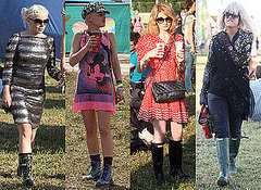 Photos of Lily Allen, Little Boots, Jaime Winstone, Nicola Roberts at Glastonbury 2009 Photos of Lily Allen, Little Boots, Jaime Winstone, Nicola Roberts at Glastonbury 2009
