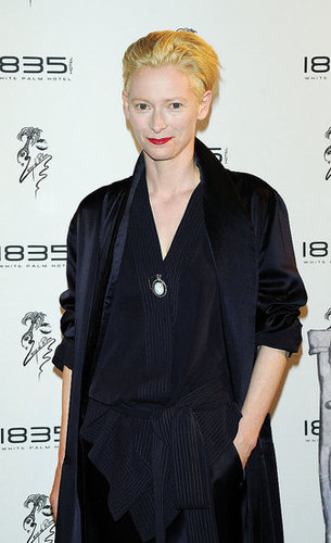 Tilda Swinton Face of Pringle of Scotland