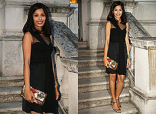 Photos of Freida Pinto in London at Film Four Screening at Somerset House