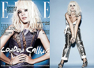 Lily Allen for Elle UK October 2009 Blonde Wig