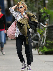 Drew Barrymore out and about