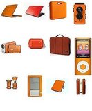 Technicolor Toys: Orange Gadgets and Accessories 