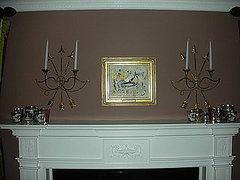 Mercury Glass Mantel