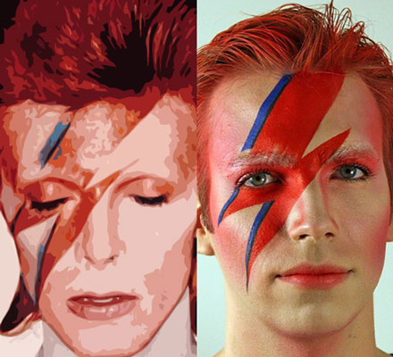 Danny as David Bowie