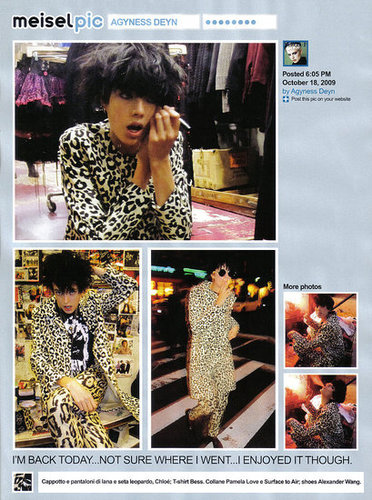 Full Look: Steven Meisel Spoofs Twitter for Vogue Italia December 2009 with "Meiselpic" Full Look: Steven Meisel Spoofs Twitter for Vogue Italia December 2009 with "Meiselpic"