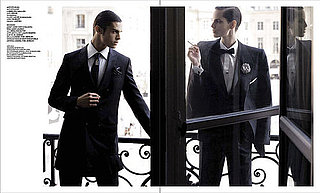 Karl Lagerfeld Photographs Baptiste Giabiconi and Iris Strubegger for VMAN Issue #16