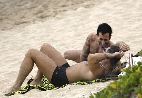 Marc Jacobs, Lorenzo Martone Enjoy a St. Barts Beach on Christmas Eve