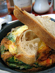 Today's Special: Turkey Bacon, Spinach & Egg White Frittata Today's Special: Turkey Bacon, Spinach & Egg White Frittata