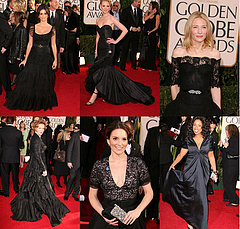 The Golden Globes Red Carpet: Black Magic The Golden Globes Red Carpet: Black Magic