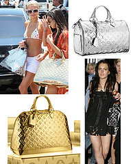 The Look for Less: Louis Vuitton Silver Speedy 30