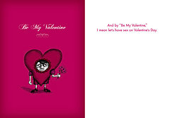 Simply Fab: Bald Guy Greetings V-Day Card Simply Fab: Bald Guy Greetings V-Day Card