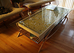 LED Motion Light Coffee Table 