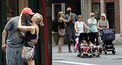 Heidi & Seal Make Out, Nannies Push Strollers Heidi & Seal Make Out, Nannies Push Strollers