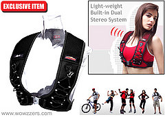 Hands-Free Ears-Free Soundwalk MP3 Player Vest