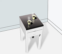 Printer/Table Combo Makes Office Look Better