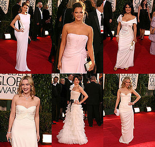 The Golden Globes Red Carpet: Visions in White
