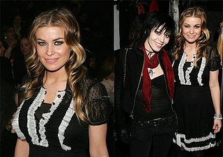 Carmen Catches Up Joan Jett at Anna Sui