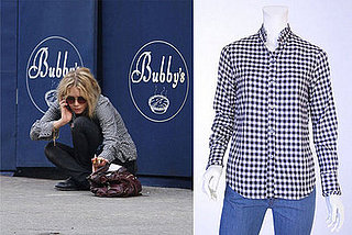 Found! Mary-Kate Olsen's Steven Alan Flannel Ruffle Shirt 