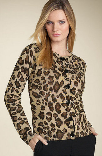 The Look For Less: Michael Kors Leopard-Print Cardigan 