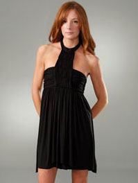 The Look for Less: LaRok Cannes T-Neck Halter Dress 