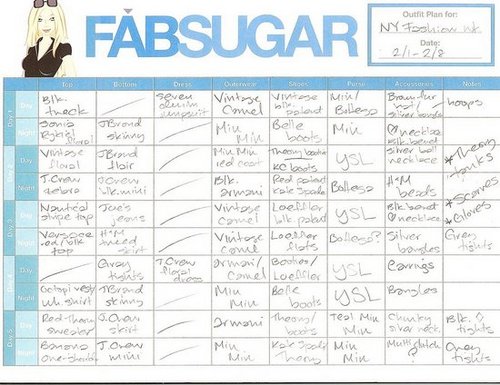 Fab's Ready For New York Fashion Week . . . and So Is Her Wardrobe