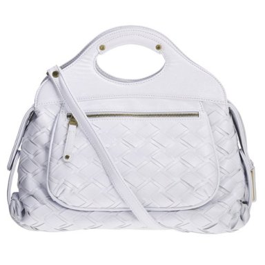 The Bag to Have: Gryson For Target Patent Woven Bag With Cutout Handles