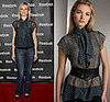 Found! Amy Smart's Sheer Polka Dot Blouse