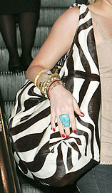 You Asked, We Found: Hilary Duff’s Zebra Bag