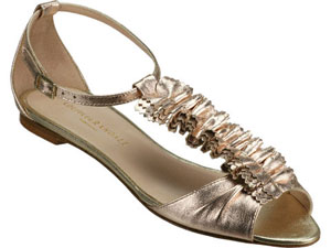 The Look For Less: Loeffler Randall Metallic Sandals 