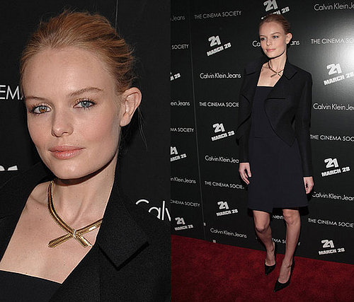 Kate Bosworth at NYC Premiere of 21 Movie in Calvin Klein