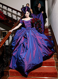 Freaky or Fabulous? Dita Von Teese's Purple Vivienne Westwood Wedding Dress 