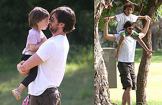 Hugh Jackman Pulls Daddy Duty